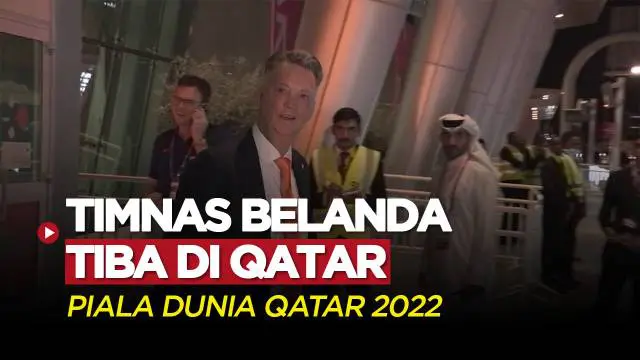 VIDEO: Siap Menatap Piala Dunia 2022, Timnas Belanda Telah Tiba di Qatar