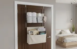 7 Ide Membuat Tempat Penyimpanan di Balik Pintu Kamar agar Barang Tak Lagi Berserakan