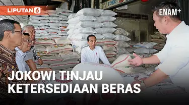 Jokowi Cek Stok Beras di Pasar Induk Cipinang: Pasokan Cukup dan Melimpah