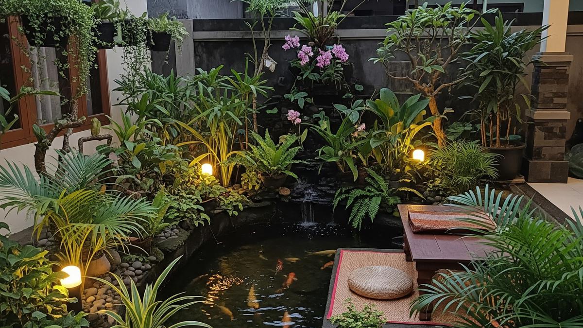 8 Inspirasi Taman Mini dan Kolam Ikan untuk Menciptakan Suasana Healing di Rumah Ala Resort