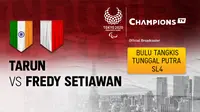 Tunggal Putra SU5 Fredy Setiawan vs Tarun (India)