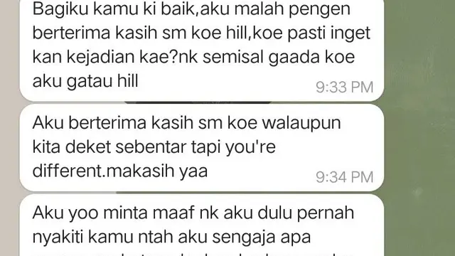 6 Chat Ungkapan Terima Kasih Punya Sahabat Baik Ini Bikin Tersentuh