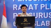 Wakil Menteri Kesehatan RI Dante Saksono Harbuwono menghadiri acara Pengukuhan dan Rapat Pleno Pengurus GAKESLAB Indonesia pada Selasa (17/10/2023) di St Regis, Jakarta. (Dok Kementerian Kesehatan RI)