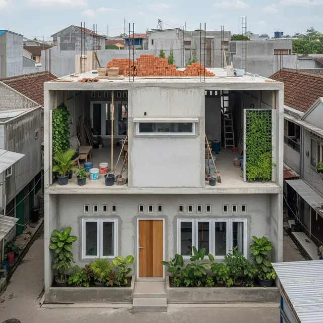 Rumah Sederhana yang Bisa Dibangun Bertahap