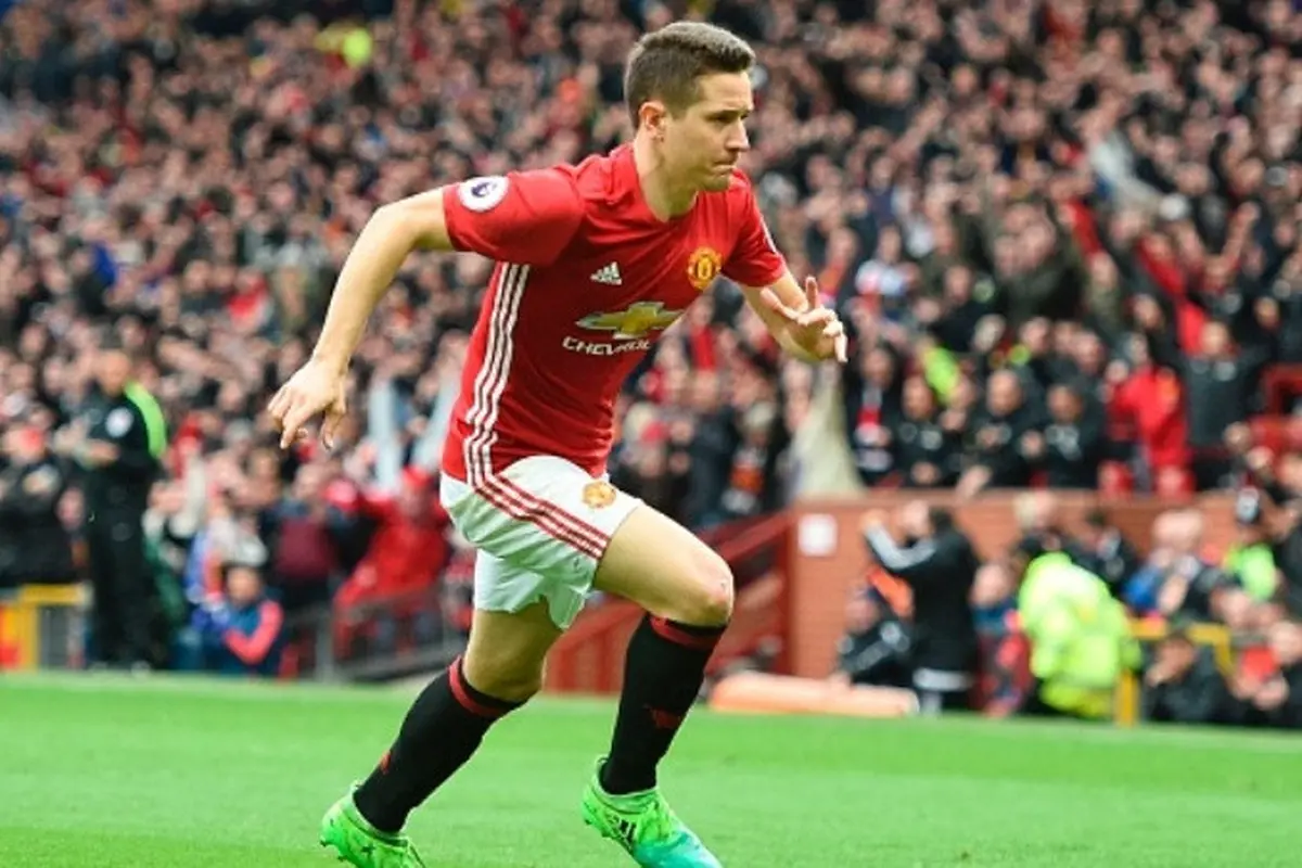 Gelandang Manchester United (MU) asal Spanyol, Ander Herrera. (AFP/Oli Scarff)