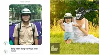 Minta foto dieditin biar seperti anak motor (Sumber: Instagram/dc.desain)