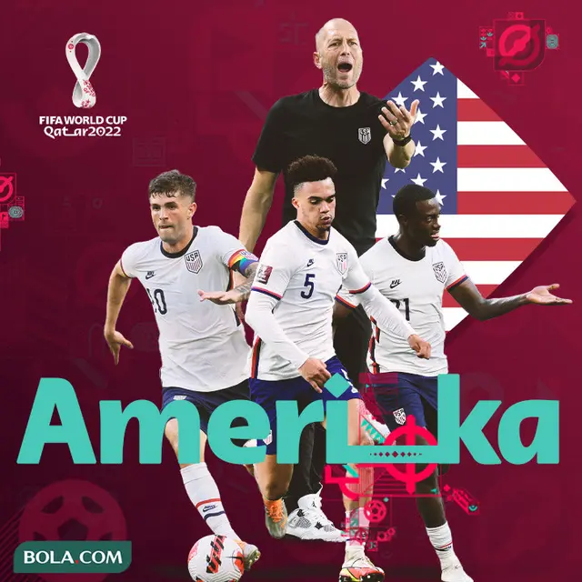 Piala Dunia - Ilustrasi Timnas Amerika Serikat
