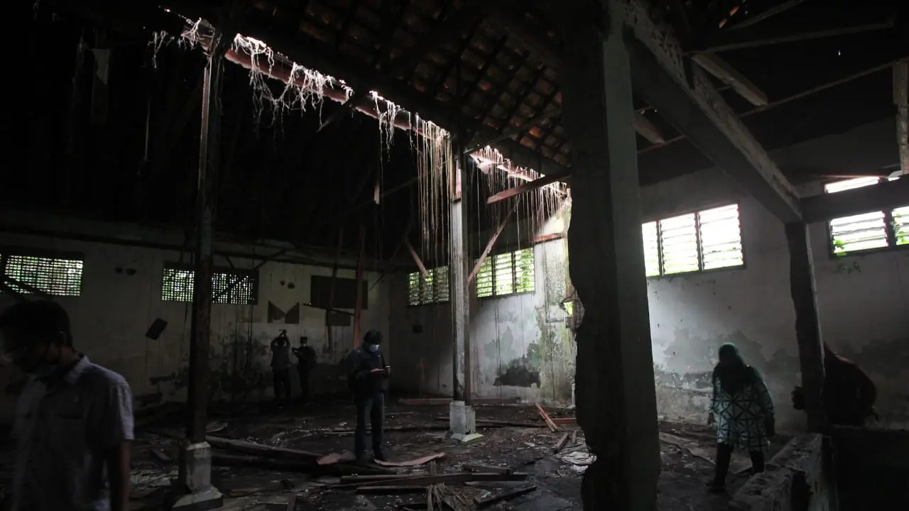 Cagar budaya bekas penjara Kalisosok Surabaya. (Dian Kurniawan/Liputan6.com)