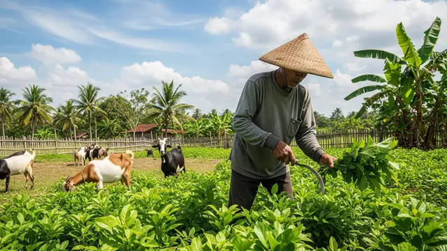 Cara Tanam Rambanan untuk Pakan Kambing
