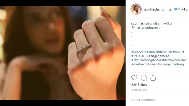 Sabrina Chairunnisa (Foto: Instagram)