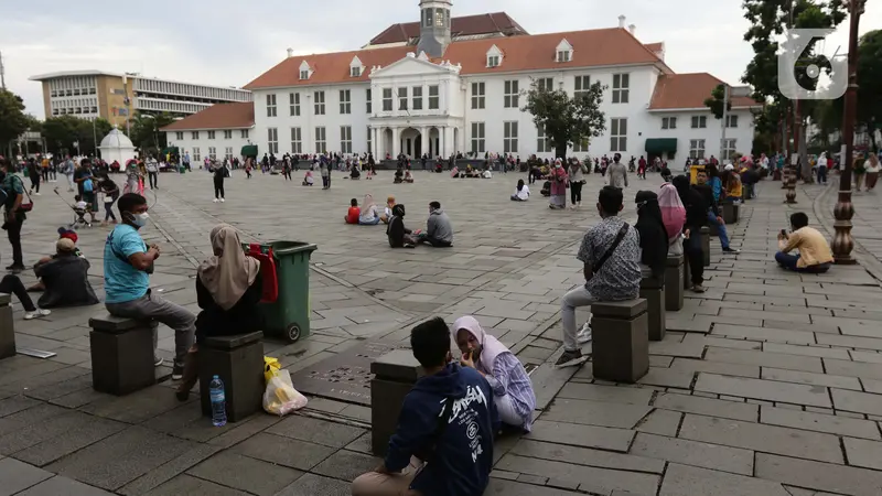 FOTO: Menikmati Libur Paskah di Kawasan Kota Tua Jakarta