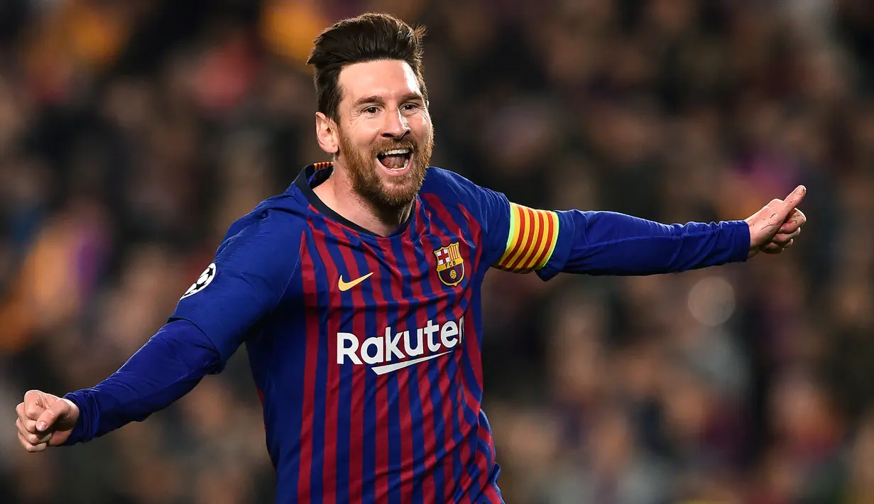 2. Lionel Messi (Argentina) - Sebesar 700 juta euro dengan kontrak hingga 30 Juni 2021. (Photo by Josep LAGO / AFP)
