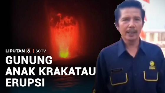 Siaga! Gunung Anak Krakatau Erupsi