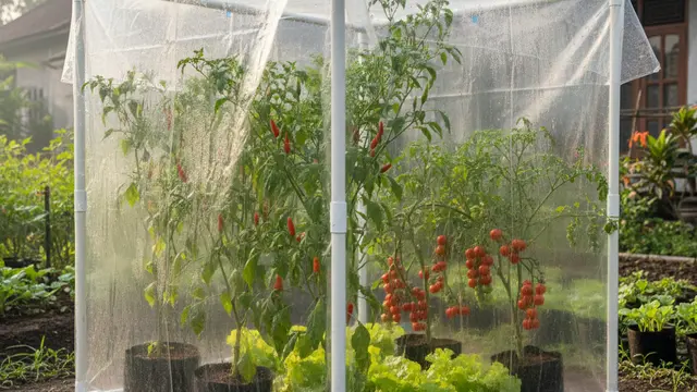 Desain Kebun Sayur Mini Tanaman Cabai dan Tomat Paling Efektif. Gemini
