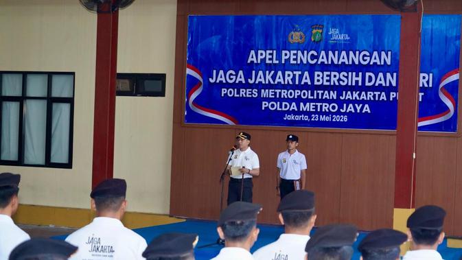 Tak Hanya Jaga Keamanan, Polisi Diajak Jadi Contoh Gerakan Jakarta Bersih