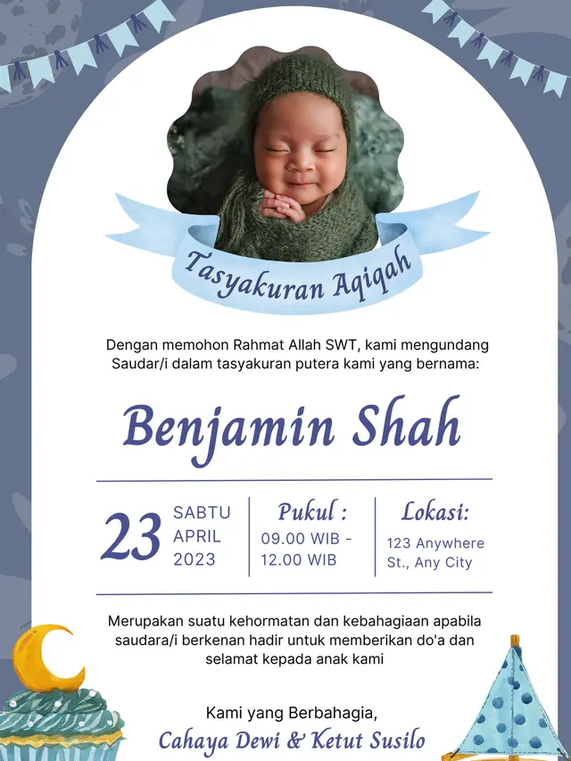 Contoh Undangan Aqiqah