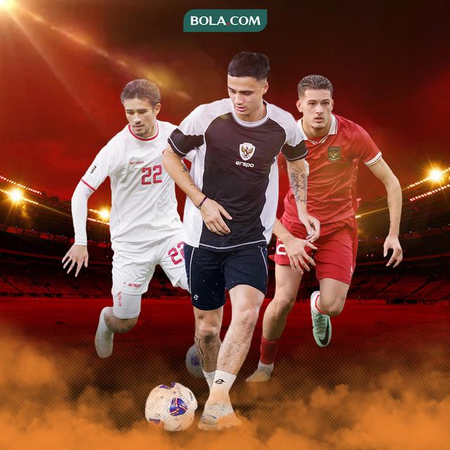 Tiimnas Indonesia - Nathan Tjoe A On, Eliano Reijnders, Justin Hubner