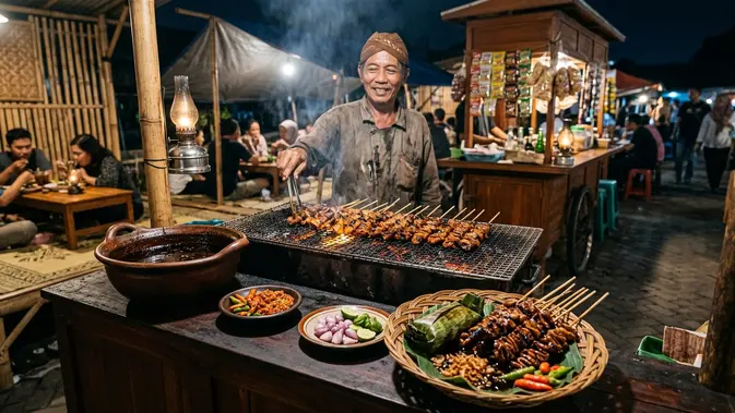 Sate Usus Ala Angkringan: Cerita di Balik Hidangan Sederhana Pengisi Malam