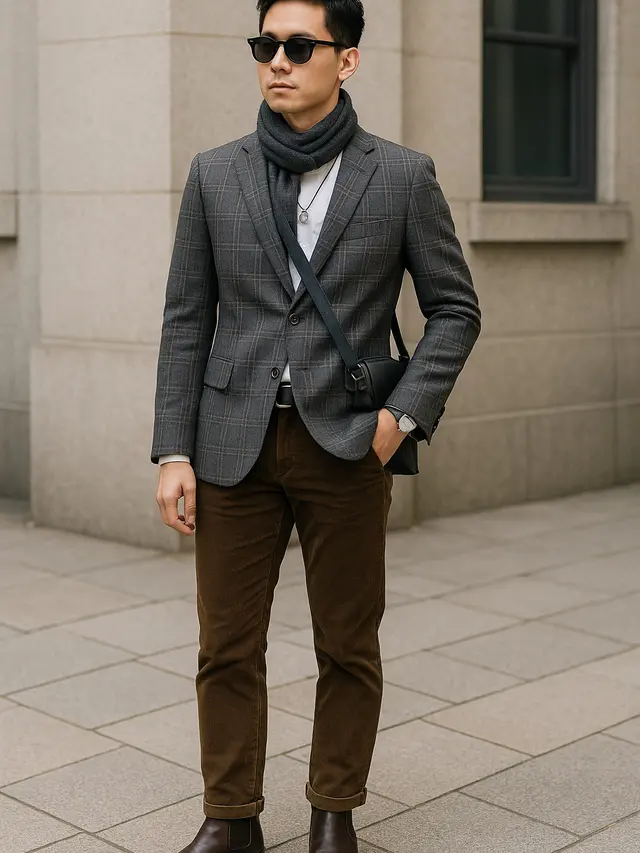 Inspirasi Padu Padan Celana Corduroy (Image by ChatGPT)