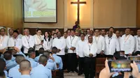 Awali Retret Hari Ketiga, Seluruh Kepala Daerah Khidmat Jalani Ibadah