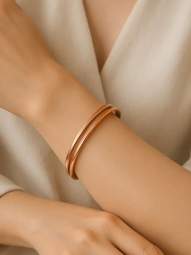 Model Gelang Rose Gold Oval