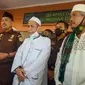 Kiyai Dan Ulama Banten Di Kejati. (Selasa, 08/06/2021). (Liputan6.com/Yandhi Deslatama).