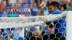 Italia berhasil mengalahkan Spanyol 2-0 di laga 16 besar Piala Eropa 2016 yang berlangsung di Stade de France, Senin (27/6/2016).
