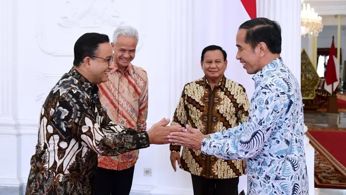 Adu Makna Tersembunyi di Balik Kemeja Batik Presiden Jokowi dan 3 Bacapres Ganjar Pranowo, Prabowo Subianto, dan Anies Baswedan Saat Jamuan