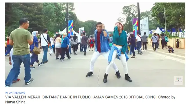 Natya dan Rendy, penari Indonesia yang jadi Trending di YouTube