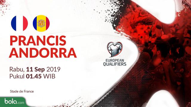 Prediksi Pertandingan Kualifikasi Euro 2020 Prancis Vs Andorra Pesta Trisula Tuan Rumah Dunia Bola Com