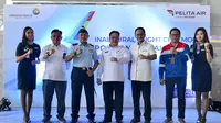 Pelita Air membuka penerbangan perdana dari Jakarta menuju Pontianak, Selasa (18/7/2023). (Liputan6.com/ist)