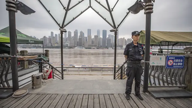 Kota Chongqing di China Dilanda Banjir Parah