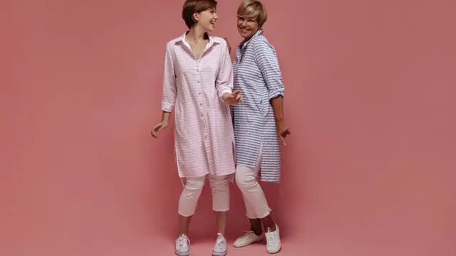 Ilustrasi Model Kemeja Oversized Wanita Tren 2025(Credit: cookie_studio/freepik)