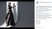 Cantiknya Bunga Jelitha mengenakan gaun rancangan Ivan Gunawan pada acara Miss Universe 2017 dinner. Penasaran seperti apa?