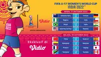 Link Live Streaming Piala Dunia Wanita U-17 di Vidio 17 dan 18 Oktober : Tersedia 8 Pertandingan