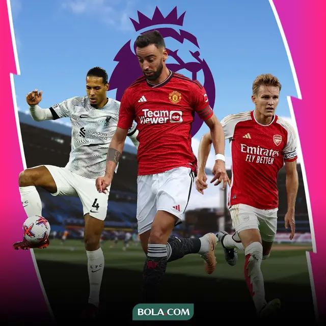 Jadwal lengkap Liga Inggris Akhir Pekan Ini: Ada Bigmatch Arsenal Vs MU ...