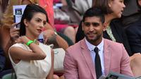 Amir Khan curhat soal perceraiannya dengan Faryal Makhdoom. (AFP / CARL COURT)