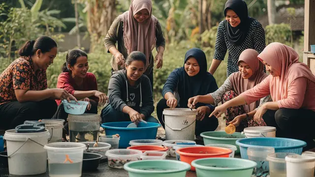 Usaha Ternak Bersama Ibu Kader Desa