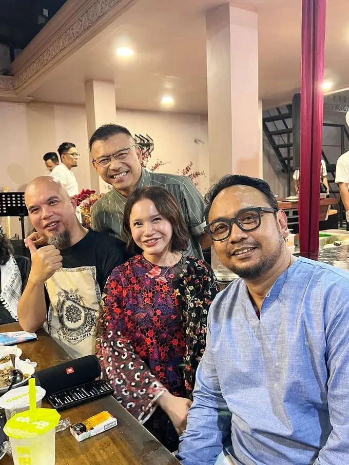 Potret beberapa seleb di ulang tahun Anang (Sumber: Instagram/@meisya__siregar)