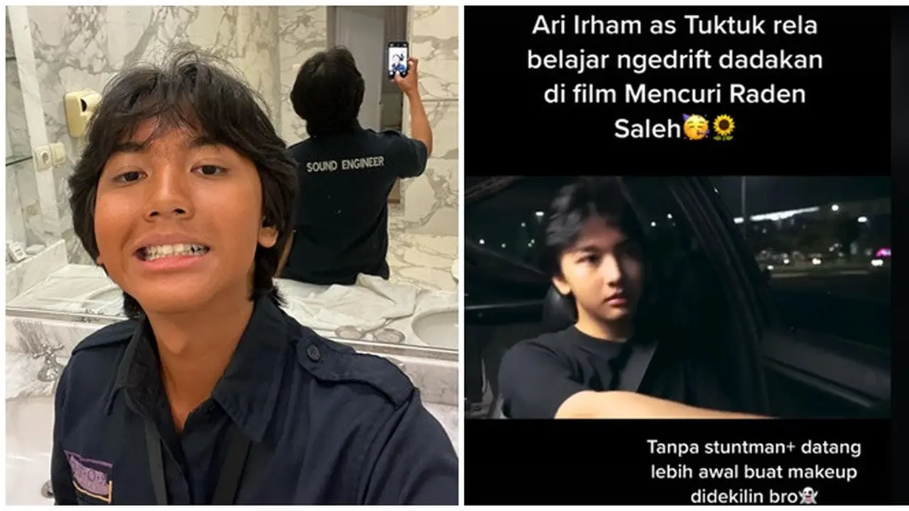 6 Potret Totalitas Ari Irham Demi Peran Tuktuk di Mencuri Raden Saleh, Banjir Pujian