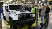 Model terakhir Jeep Wrangler JK yang telah disuntik mati.(Autoguide)