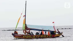 Pantai Lagoon di kawasan Ancol Taman Impian Jakarta masih menjadi lokasi favorit warga untuk berlibur. (Liputan6.com/Herman Zakharia)