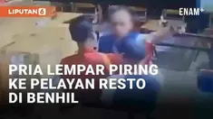 Media sosial digegerkan dengan aksi pelemparan piring nasi oleh seorang pria pada pelayan restoran. Narasi video menyebut insiden terjadi di sebuah restoran di Bendungan Hilir (6/11/2023). Pelaku merupakan tamu dari seorang pelanggan reservasi di res...