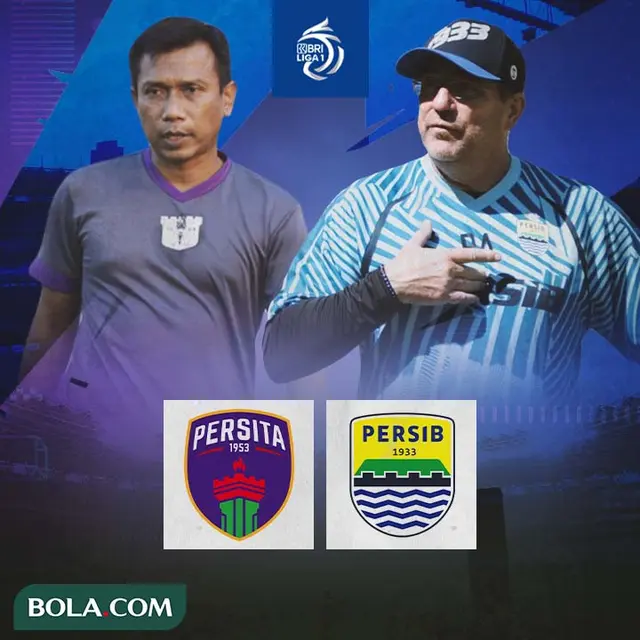 BRI Liga 1 - Duel Pelatih - Persita Tangerang Vs Persib Bandung