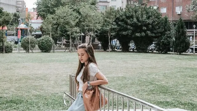 Gaya Audi Marissa Mudik Ke Kampung Halam Suami di Taiwan. [Instagram/@audimarissa]