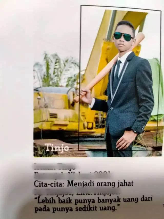 6 Cita-Cita Absurd Siswa di Buku Tahunan Ini Bikin Ketawa Lepas