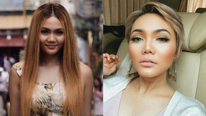 6 Potret Terbaru Rina Nose dengan Rambut Super Pendek, Bikin Pangling - Vimarsana News