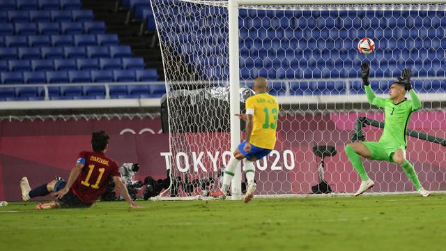 FOTO: Taklukkan Spanyol, Brasil Rebut Emas Sepak Bola Olimpiade Tokyo 2020