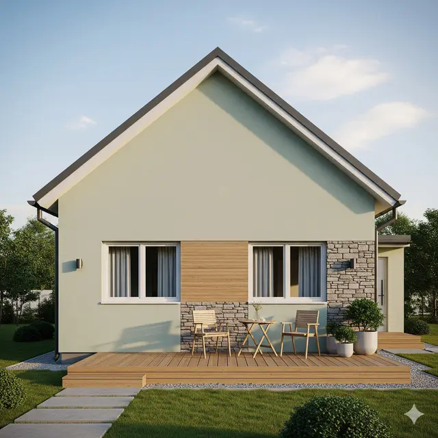 Desain Rumah Minimalis Sederhana 7x10. via Gemini