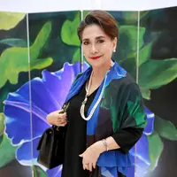 Having and Giving with Love merupakan kegiatan amal melalui pameran lukisan dan fashion. Dari hasilnya itu, 30 persen akan didonasikan untuk doctorSHARE-Program Rumah Sakit Apung. (Adrian Putra/Bintang.com)